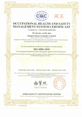 Health and Safety Certificate